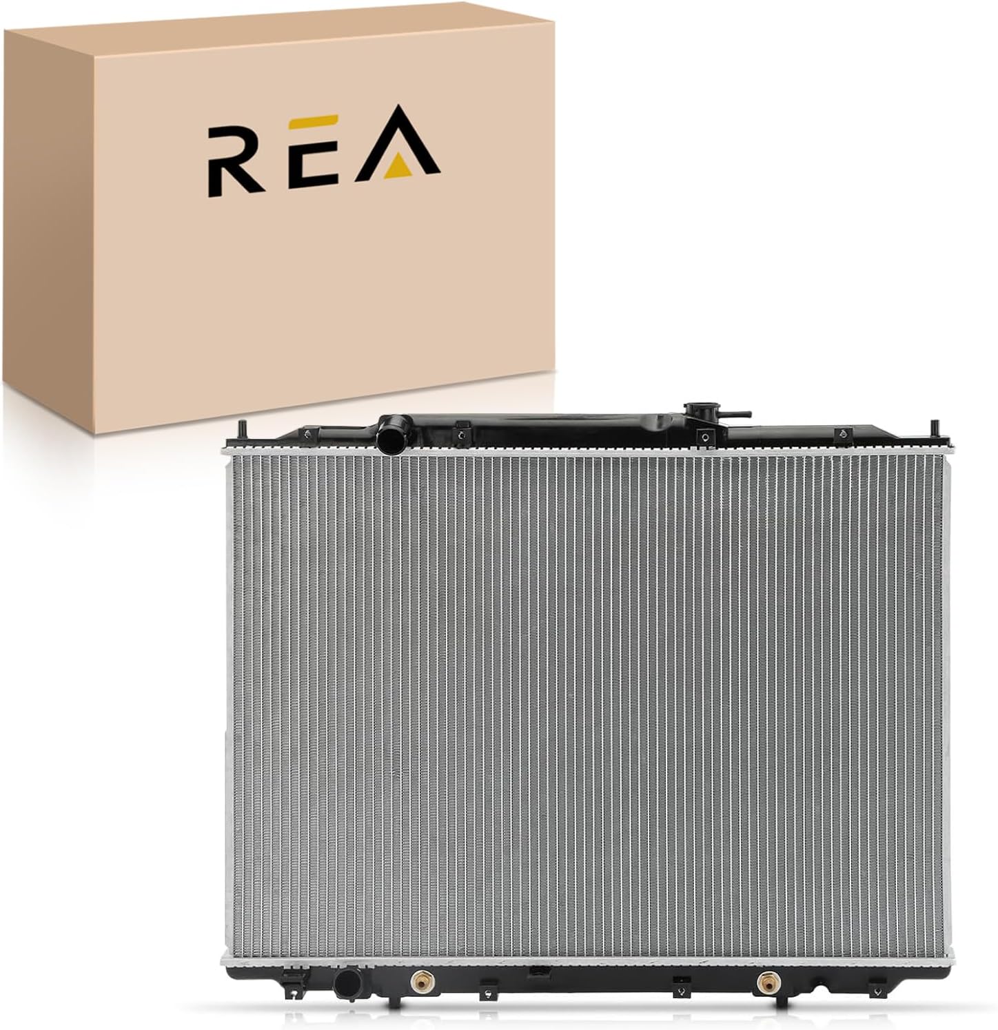 Engine Coolant Radiator with Transmission Oil Cooler Compatible with Honda Ridgeline 2006-2008 V6 3.5L, Automatic Transmission, Replace# 19010RJEA51 RAD:2830