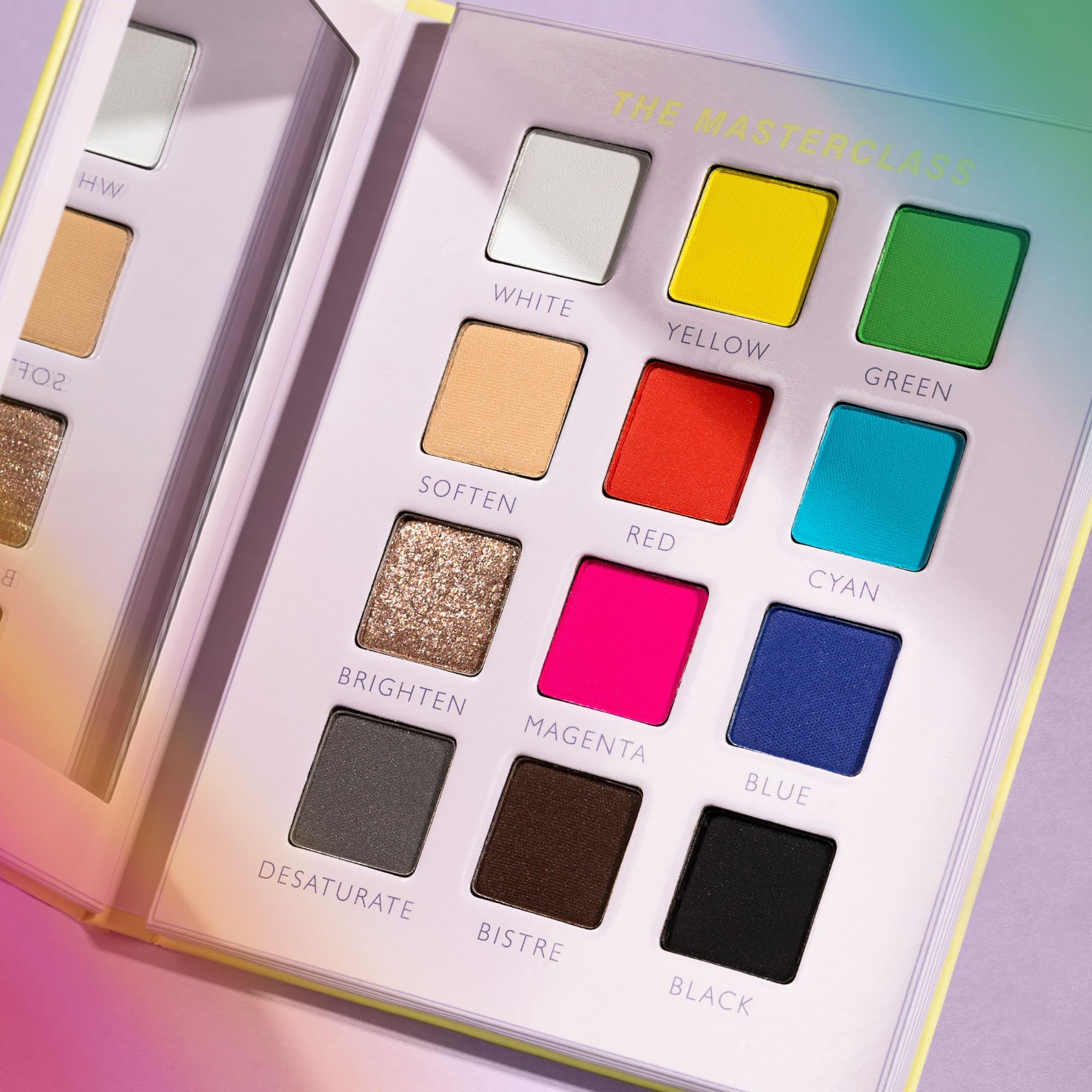 Neve Cosmetics ArtDiary Palette, 12 gepresste Pigmente für jede Farbe und Make-up | "The Masterclass Palette"