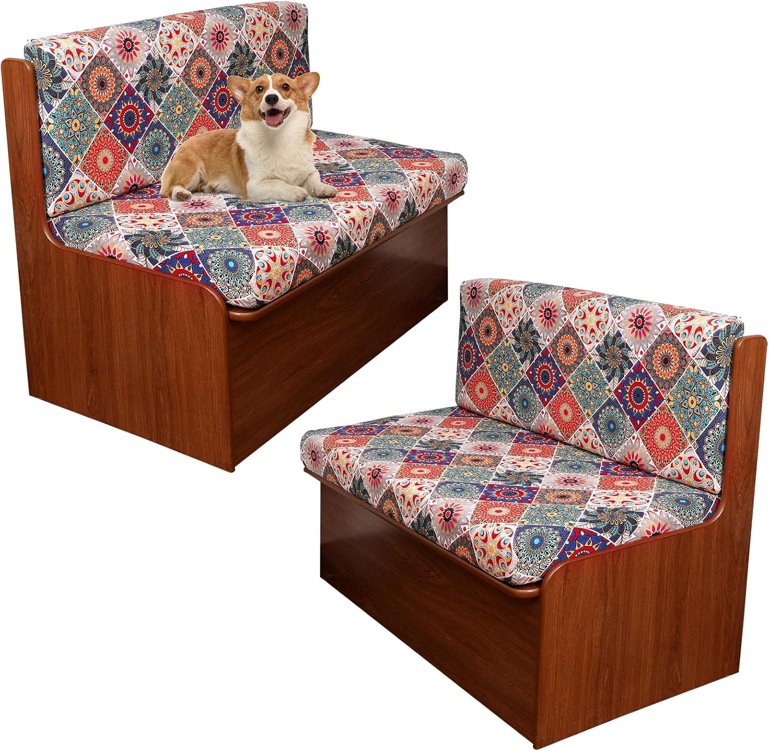 HAOYONG RV Cushion Covers Stretch RV Seat Covers