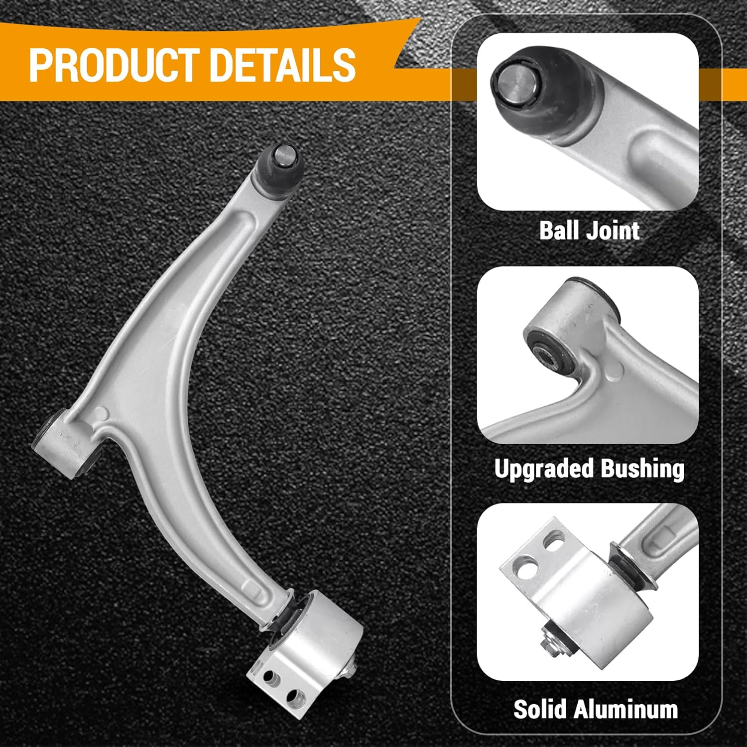 Front Lower Control Arm with Ball Joints Suspension Kit For Chevy Malibu 2004-2012 For Pontiac G6 2005-2010 For Saturn Aura 2007-2009 K620179 K620180