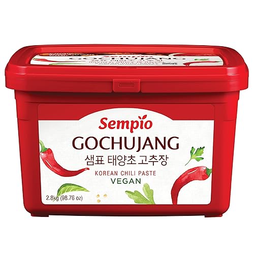 Sempio Gochujang vegano pasta de pimiento picante pasta de chile coreana _61 libras 62lbs_multiusos