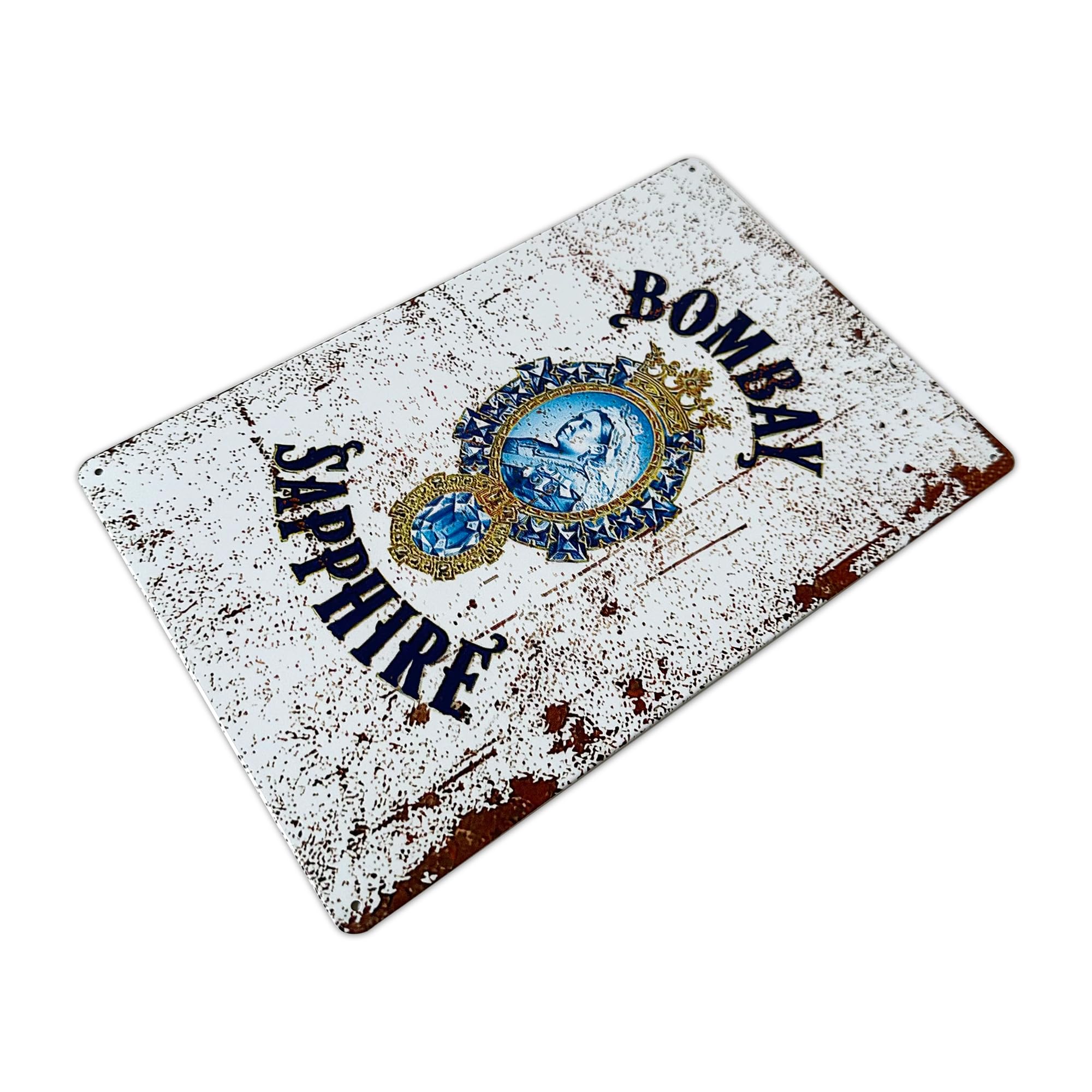 Amazon.co.jp: ボンベイサファイア Bombay Sapphire ブリキ看板 20cm 