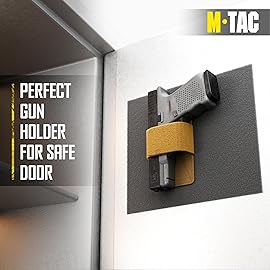 M-Tac Gun Holster for Concealed Carry - CCW Concealed Carry Holster for Men and Women - Cordura Pistol Holster for Fanny, Backpack, Vest (Coyote)