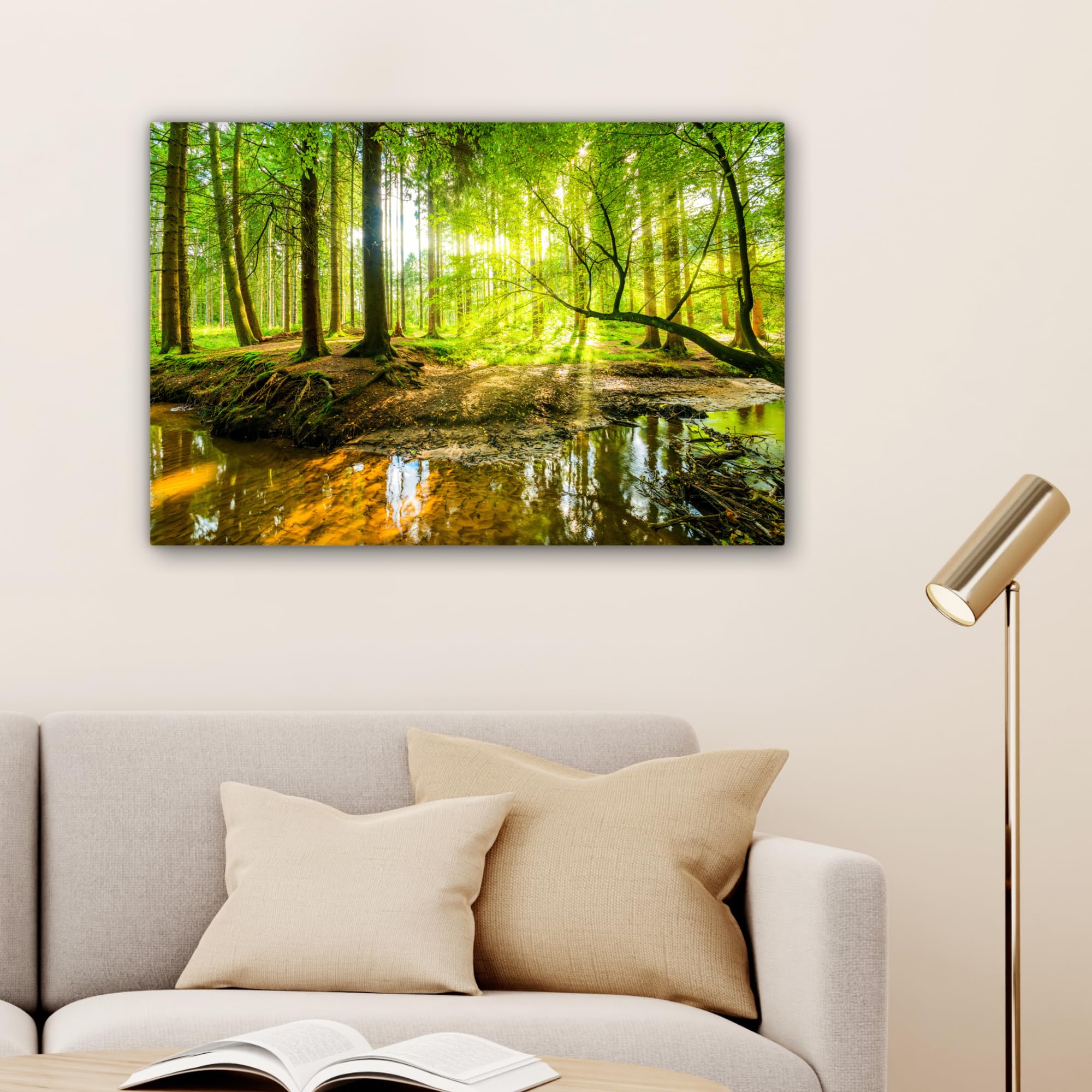 MuchoWow© Canvas Schilderij 90x60 cm Kamer Muur MuchoWow© Canvas Schilderij 90x60 cm Kamer Muur