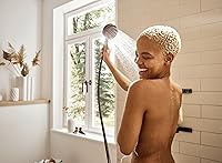 Vista 3 de hansgrohe Pulsify S - Juego de Cabezal de Ducha de Mano Moderno 3-Spray PowderRain, IntenseRain, Masaje Pulsante con QuickClean con Manguera