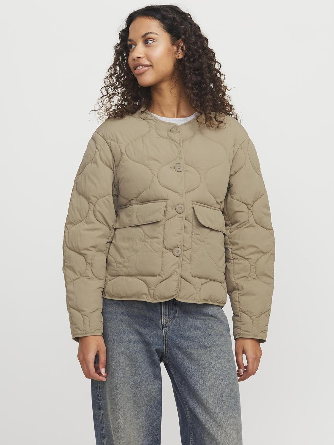 JACK & JONES JJXX JXHOPE QUILTED JACKET OTW SN Kadın Mont Ceket