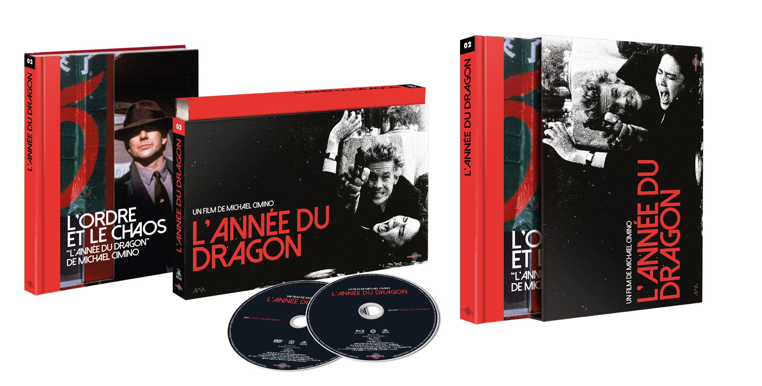 L'Année du Dragon [Édition Coffret Ultra Collector-Blu-Ray + DVD + Livre]