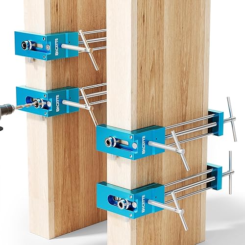 Abrazaderas de instalación de gabinete, 4 piezas, con diseño de pista de perforación flexible, distancia máxima de sujeción de 6 pulgadas, para una