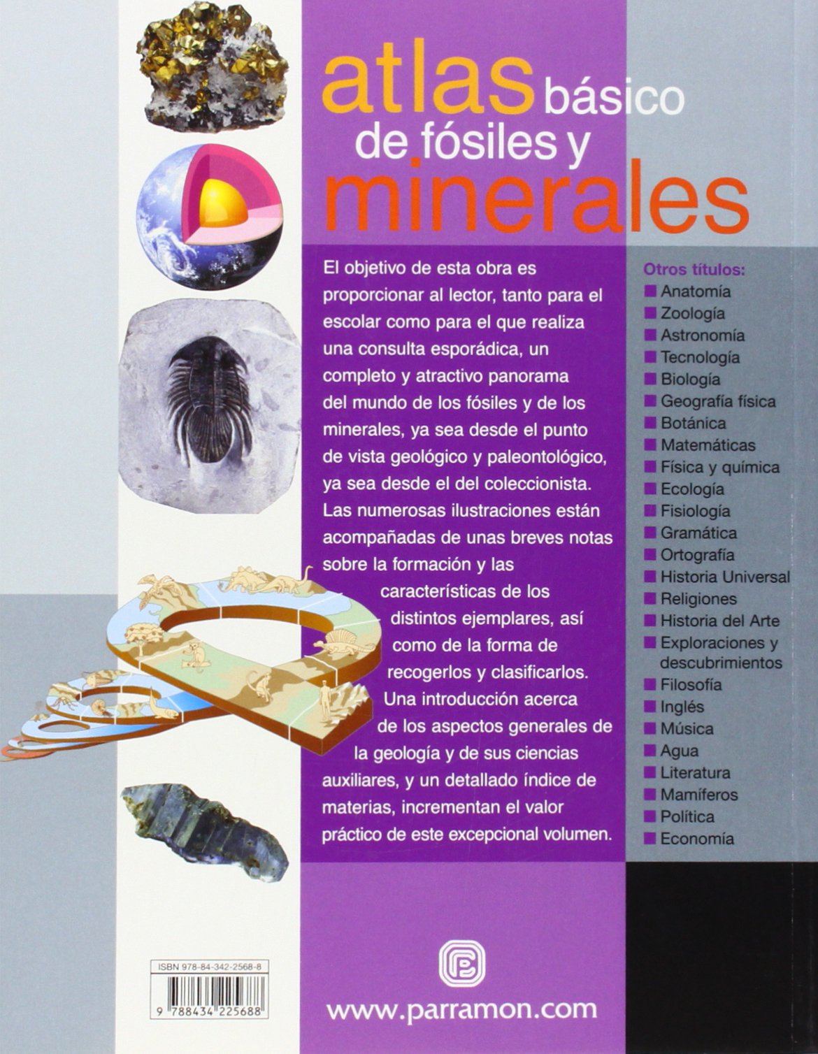 Atlas básico de fósiles y minerales