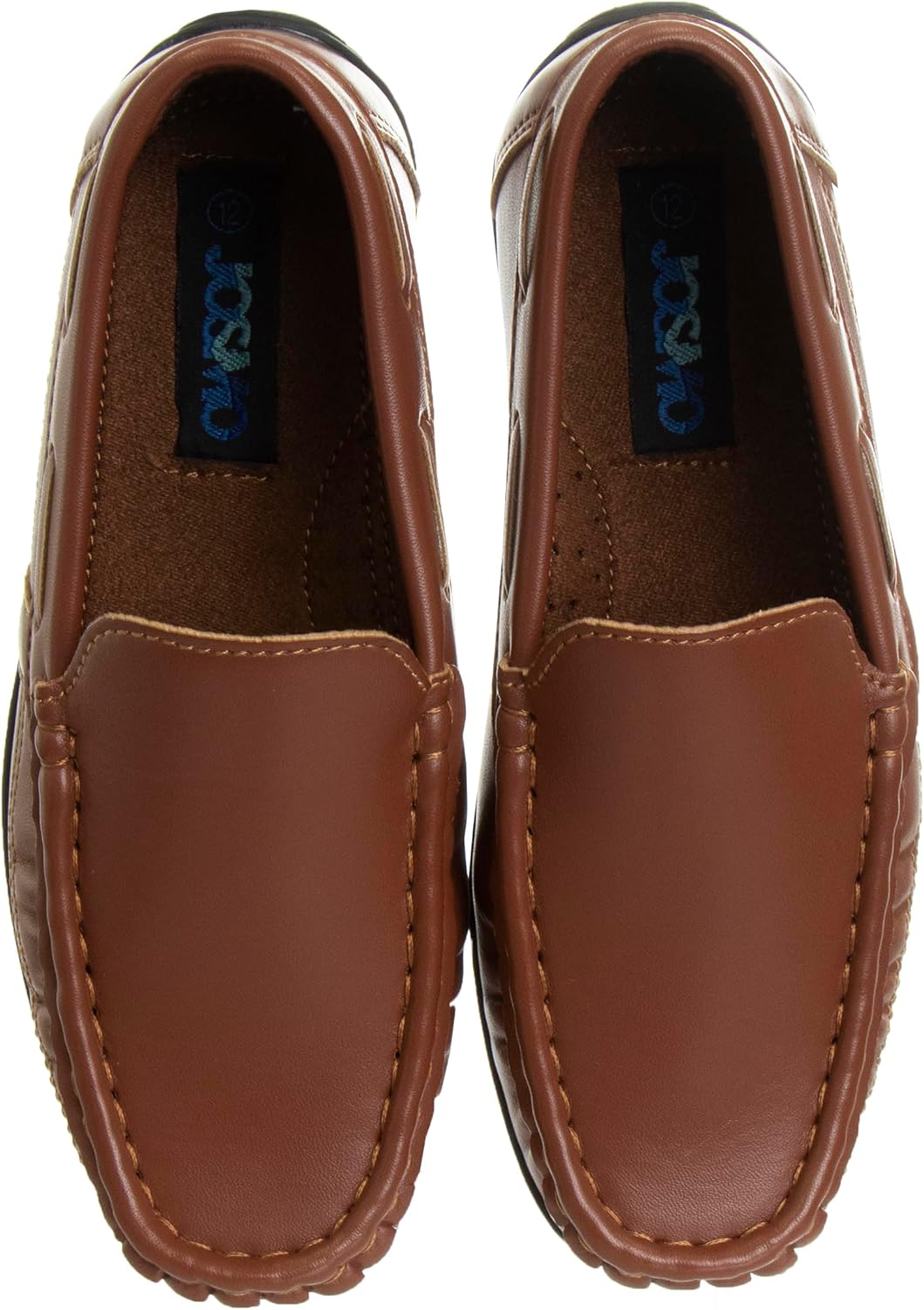 Josmo Boys Moccasin Driving Loafers - Casual Dress Penny Slip On Boat Shoes (Toddlers - Little Kids - Big Kids) - Image 5