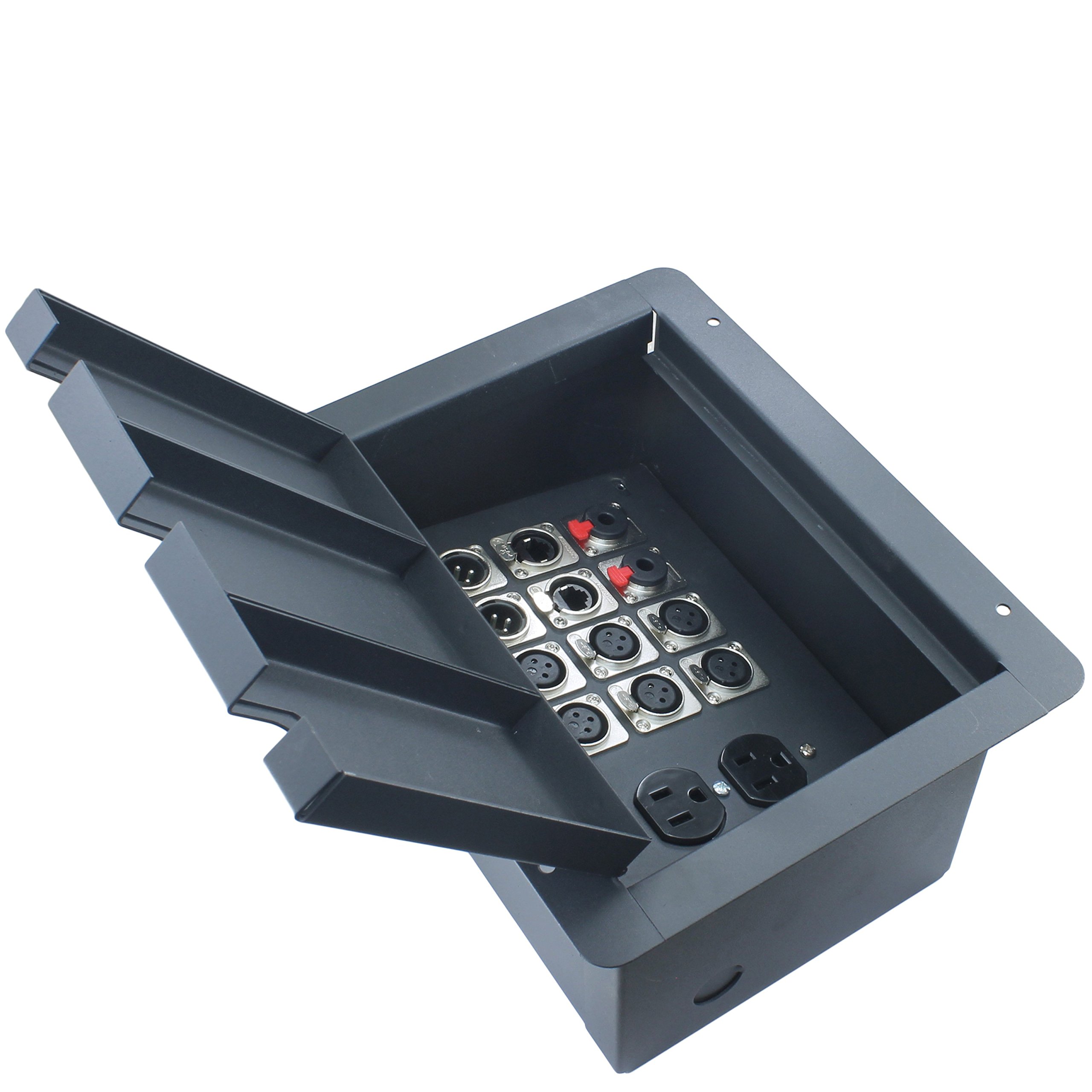 Amazon.com: FBL12+AC Recessed Floor Box With 6 XLR Female, 2 XLR