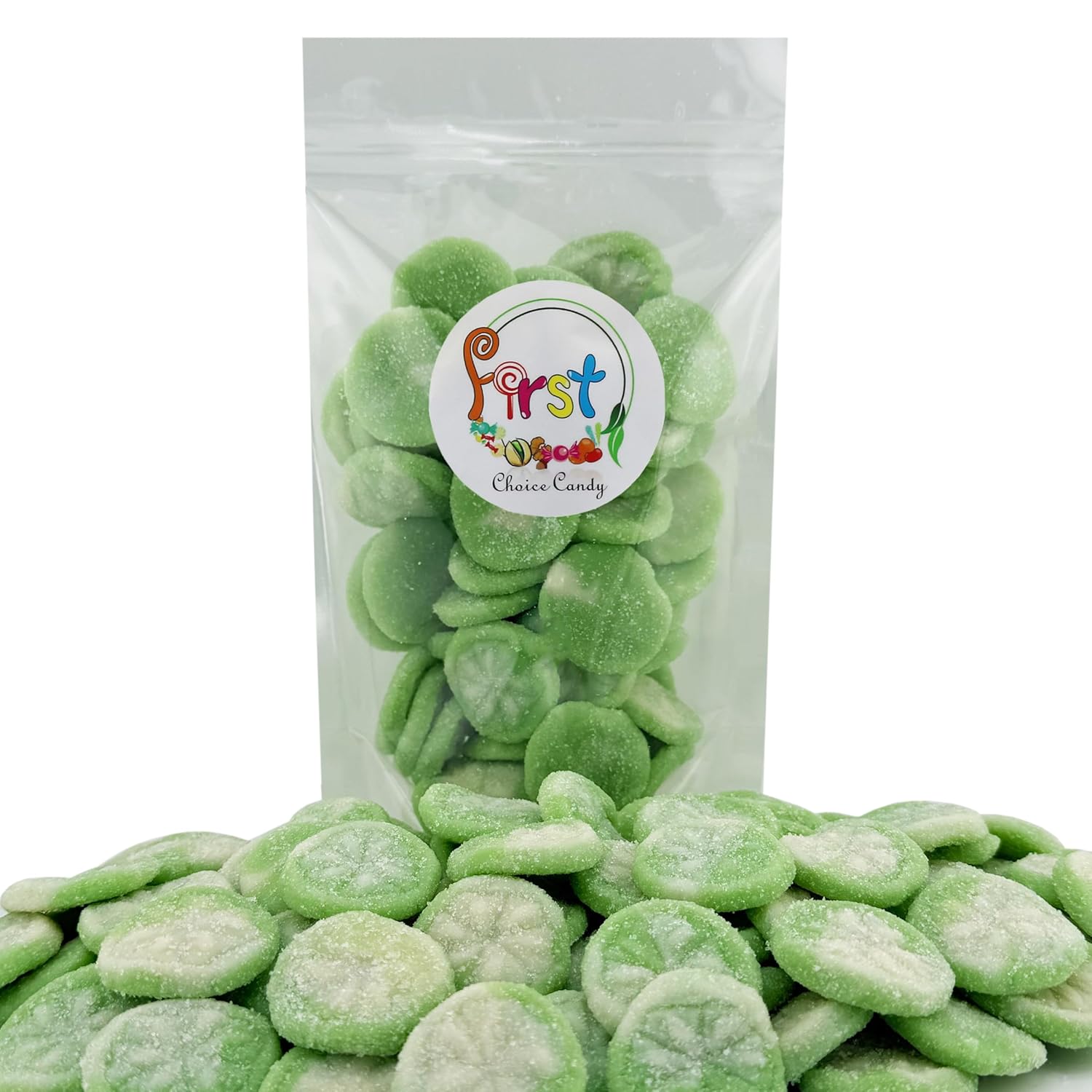 FirstChoiceCandy Sweet and Sour Cucumber Lime Flavored Gummy Candy (5 Pound)