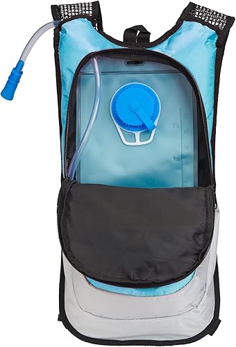 Miniatura 2 de Black Mountain Products Paquete de hidratación - Bolsa de agua de 2 litros con compartimento de almacenamiento extra grande