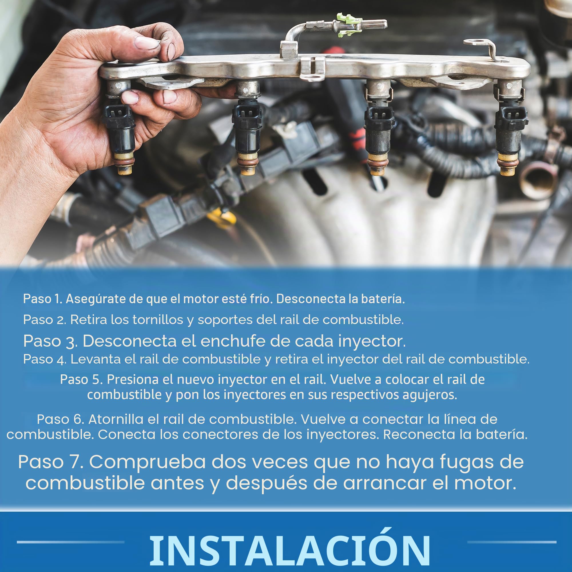 A ABSOPRO Inyector De Combustible Para Vw Passat B6 B7 05-14 4 Unidades | Negro, Metal/Plástico, 88X21Mm, Oe:06H906036G/06H906036E, Para Vw Tiguan 07-18, Para Vw Golf 04-13, Para Seat Leon Ii 09-12