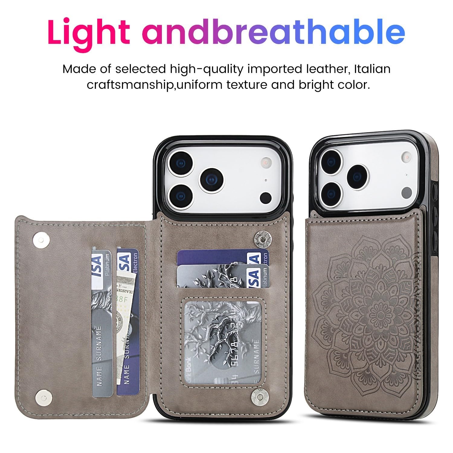 Generic Funda compatible con iPhone 15 (color: verde) Funda trasera de silicona rígida con diseño de flor lateral