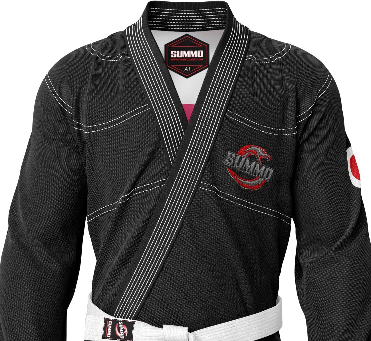 Summo Sports Japanese Black Sublimation Bjj Gi