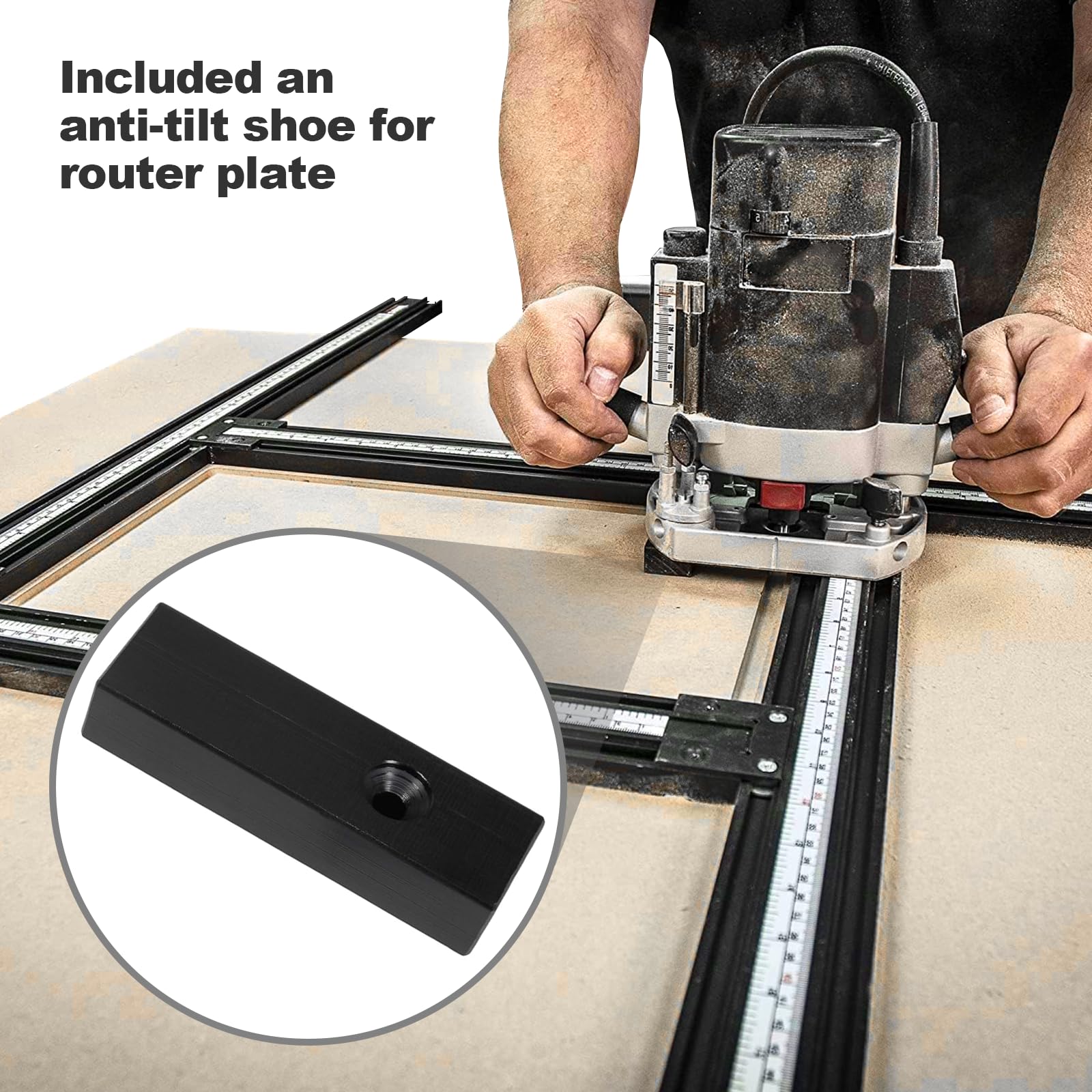 Rockler Juice Groove Router Jig Adjustable Router Jig & Template System ...