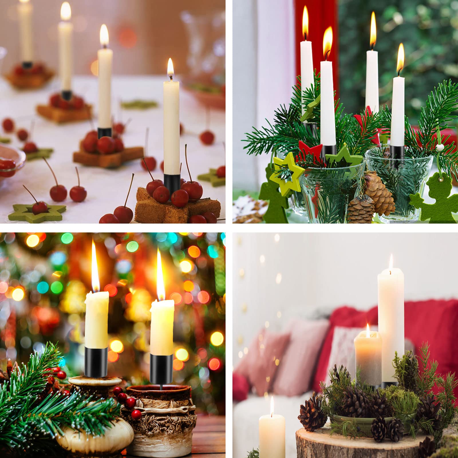 Couronne De Noël Décorative Vert/ Argent - ø30 Cm - Décoration De Noël