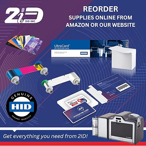 Miniatura 3 de 2ID - Fargo 084500 - Película de retransferencia HID Fargo HDP5000/HDP5000e, 1500 impresiones | Alta capacidad - Imprime hasta 1500 imágenes por