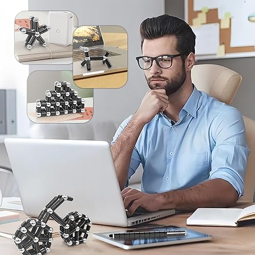 Miniatura 14 de Bolígrafo magnético mejorado para la ansiedad, ideas de regalo para niños y niñas, regalos de juguete para hombres, él, niño, niña, niños