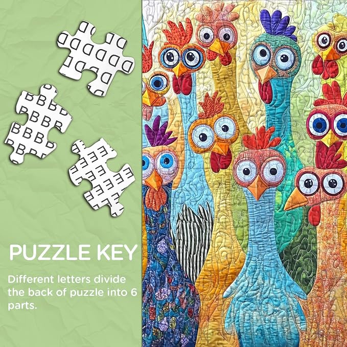 Puzzles para adultos Pickforu de 1000 piezas colorido miniatura 4