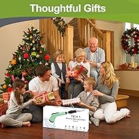 Vista 7 de Cepillo de limpieza eléctrico giratorio, cepillo de ducha con mango largo ajustable, limpiador de ducha con 2 velocidades y 7 cabezales de cepillo