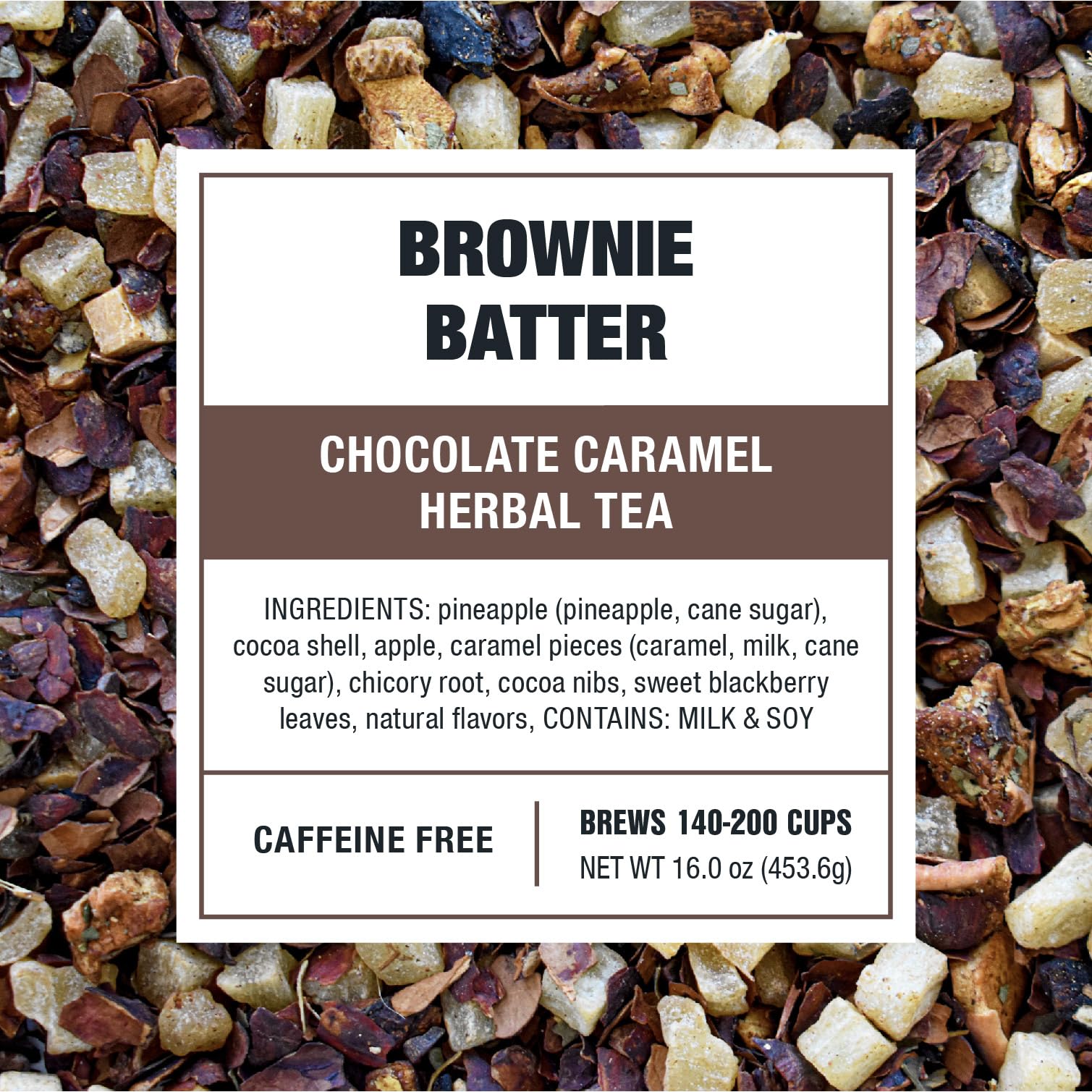 Tiesta Tea - Meyer Lemon Zest, Loose Leaf, Zesty Lemon Herbal Tea, Premium Caffeine-Free Blend, Makes Hot or Iced & Up to 25 Cups, 2oz Resealable Pouch: Tiesta Tea - Brownie Batter | Loose Leaf | Chocolate Caramel Herbal Tea | Non-Caffeinated Blend | Make Hot or Iced & Brews Up to 140-200 Cups | 16 oz Resealable Bulk Pouch