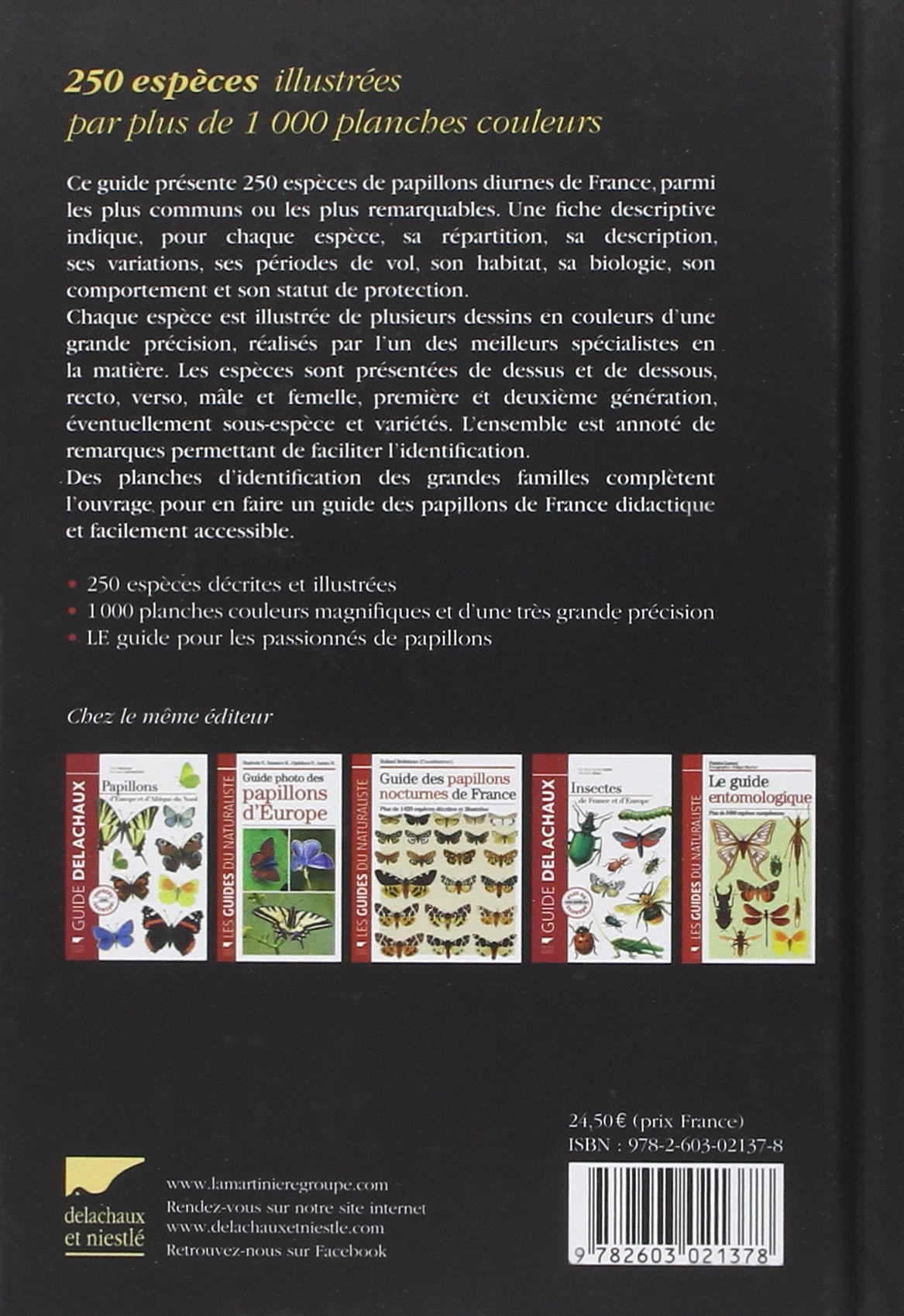 Guide Delachaux des papillons de France