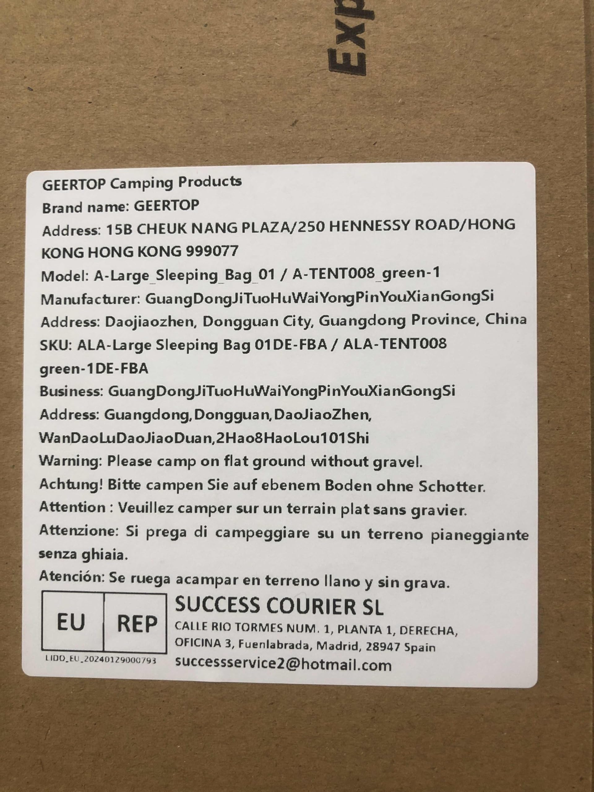 GEERTOP Tienda de Campaña Ligera 1 Persona 4 Estaciones Aluminio