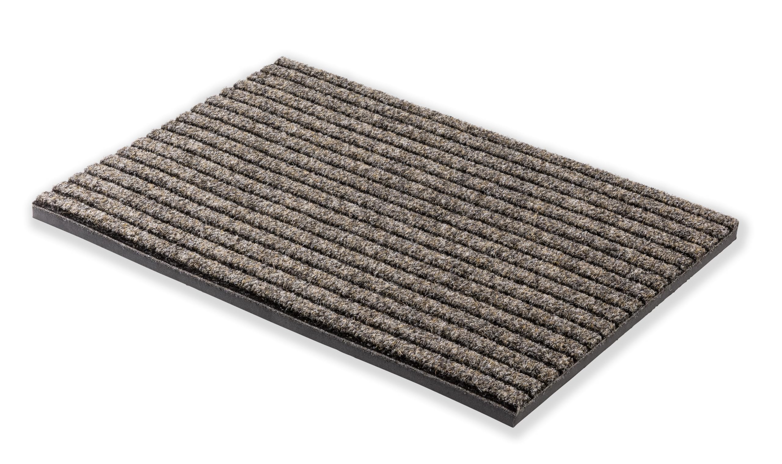 Blumtal deurmat voor binnen en buiten 86 x 150 cm - microvezel vuilvangmat 80 x 120 met waterdichte TPR-achterkant - antislip deurmat voor binnen - vuilmat van hoogwaardige microvezel in beige