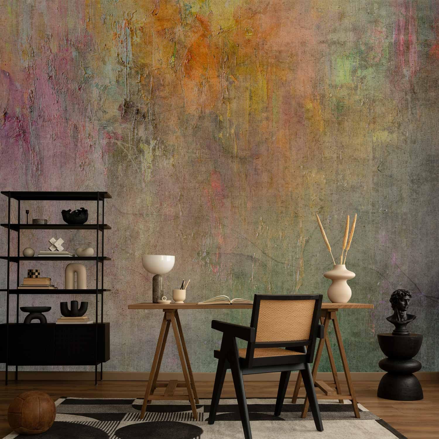 murando - Fototapete Vlies Abstrakt, 400x280 cm, Schlafzimmer, Wohnzimmer | Full HD Druck, 3D-Effekt, lichtbeständige Farben, ideal fürs Wohn- oder Schlafzimmer, schnelle Montage, lichtbeständig, edel