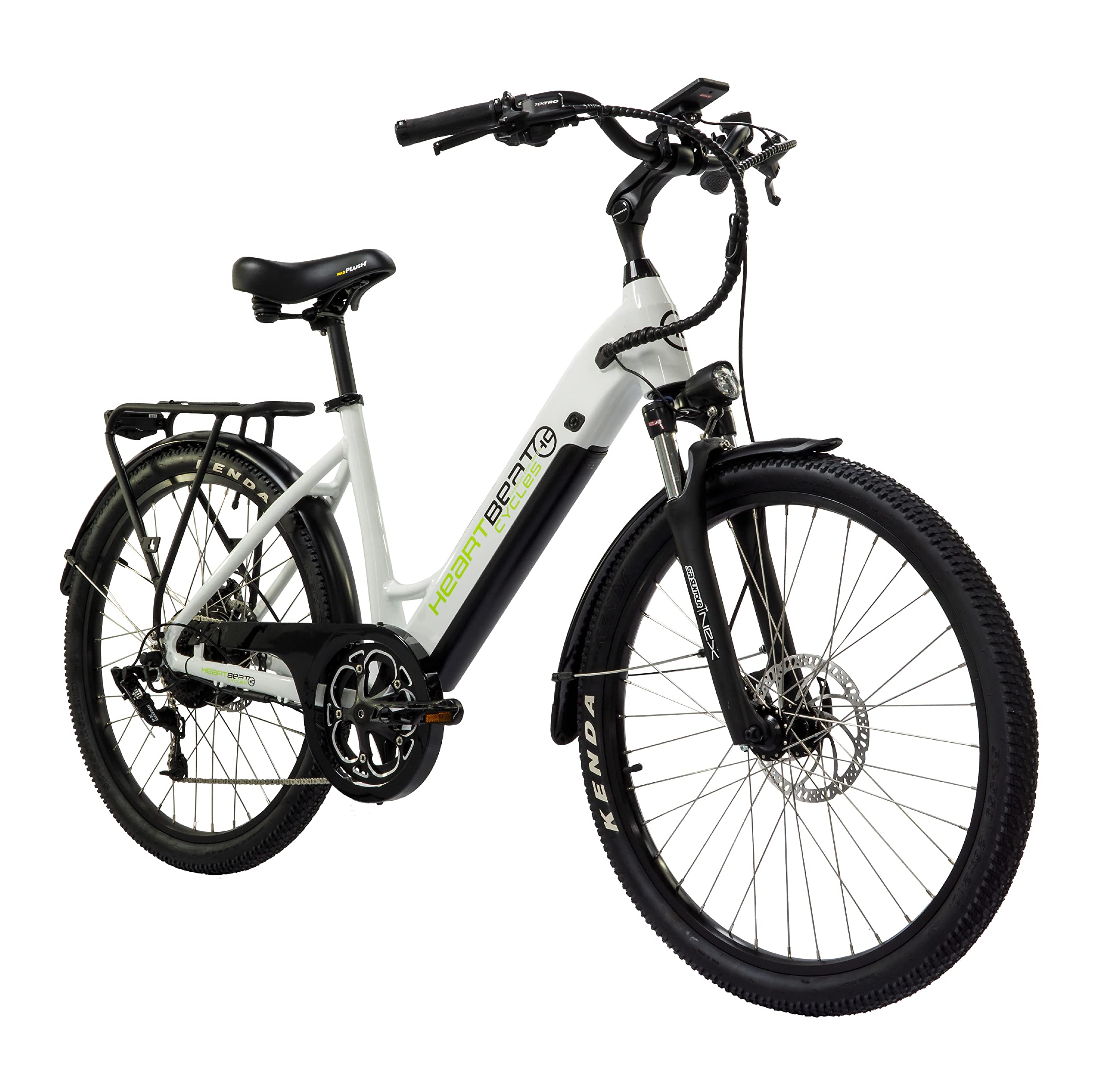 Vélo Electrique Femme 26 Pouces, Electric Bike 8 Vitesses, Moteur Puissant 48V 250W 45Nm, Fourche à Suspension Hydraulique, Autonomie 100 km 25 km/h