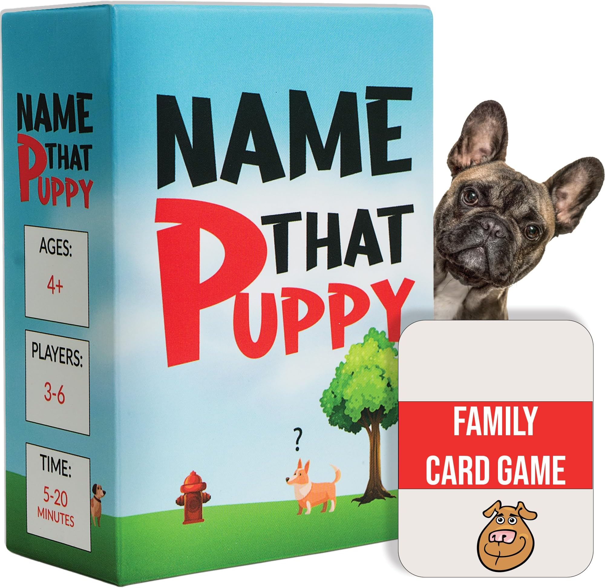Name That Puppy - Dog Lover Gift for Girls and Boys - Fun Dog Theme Present for Kids Who Love Dogs - Easy to Learn, 100 Cards Game for Kids, Fun Activity for Children