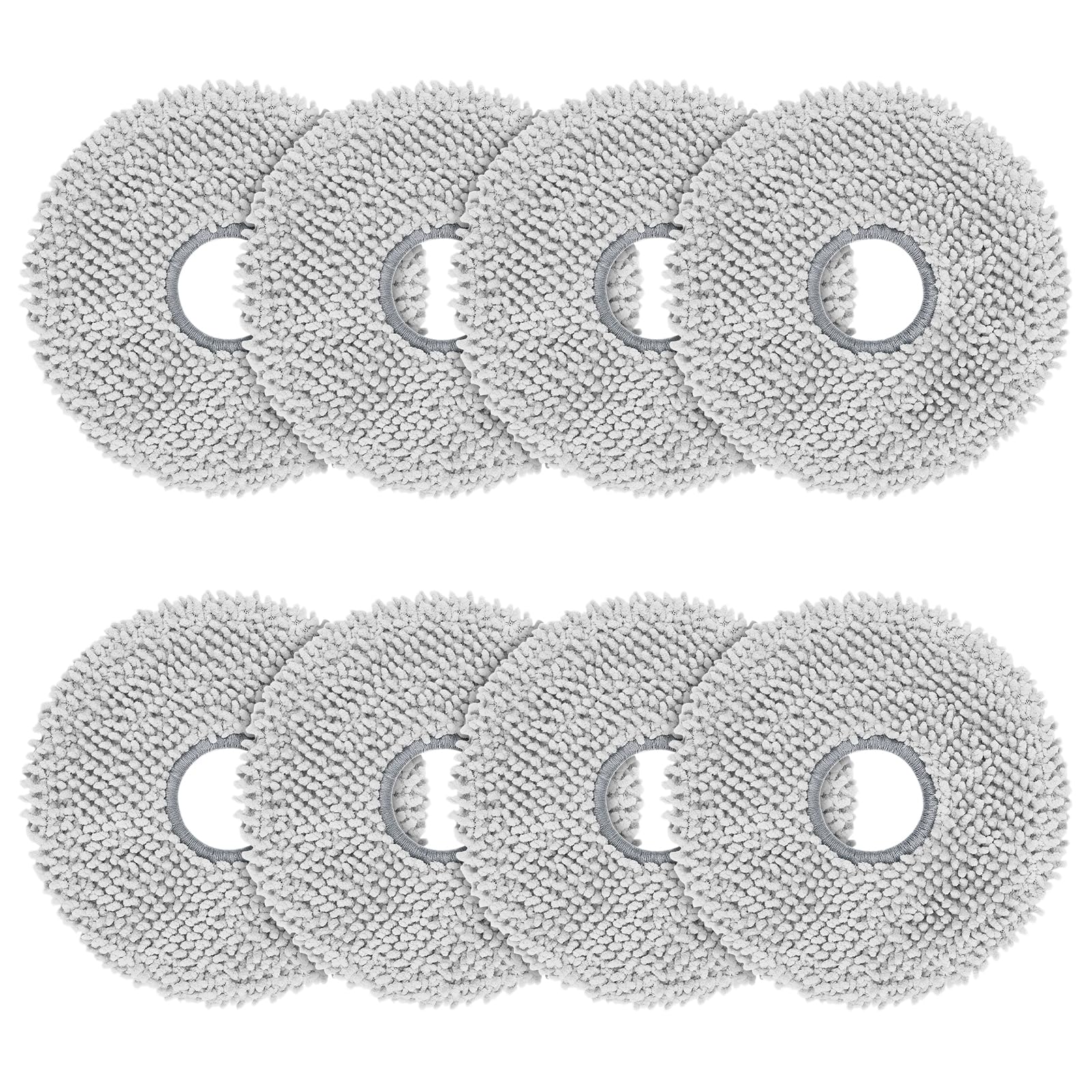 8 Stück Wischtücher Ersatzteile für ECOVACS DEEBOT T50 Omni/Pro Omni/Max Pro Gen2/Gen3, T30C/T30 Omni, T30S Pro/Combo/Complete, für DJI ROMO S/P/A Saugroboter, Spin Reinigungspads Ersatzzubehör
