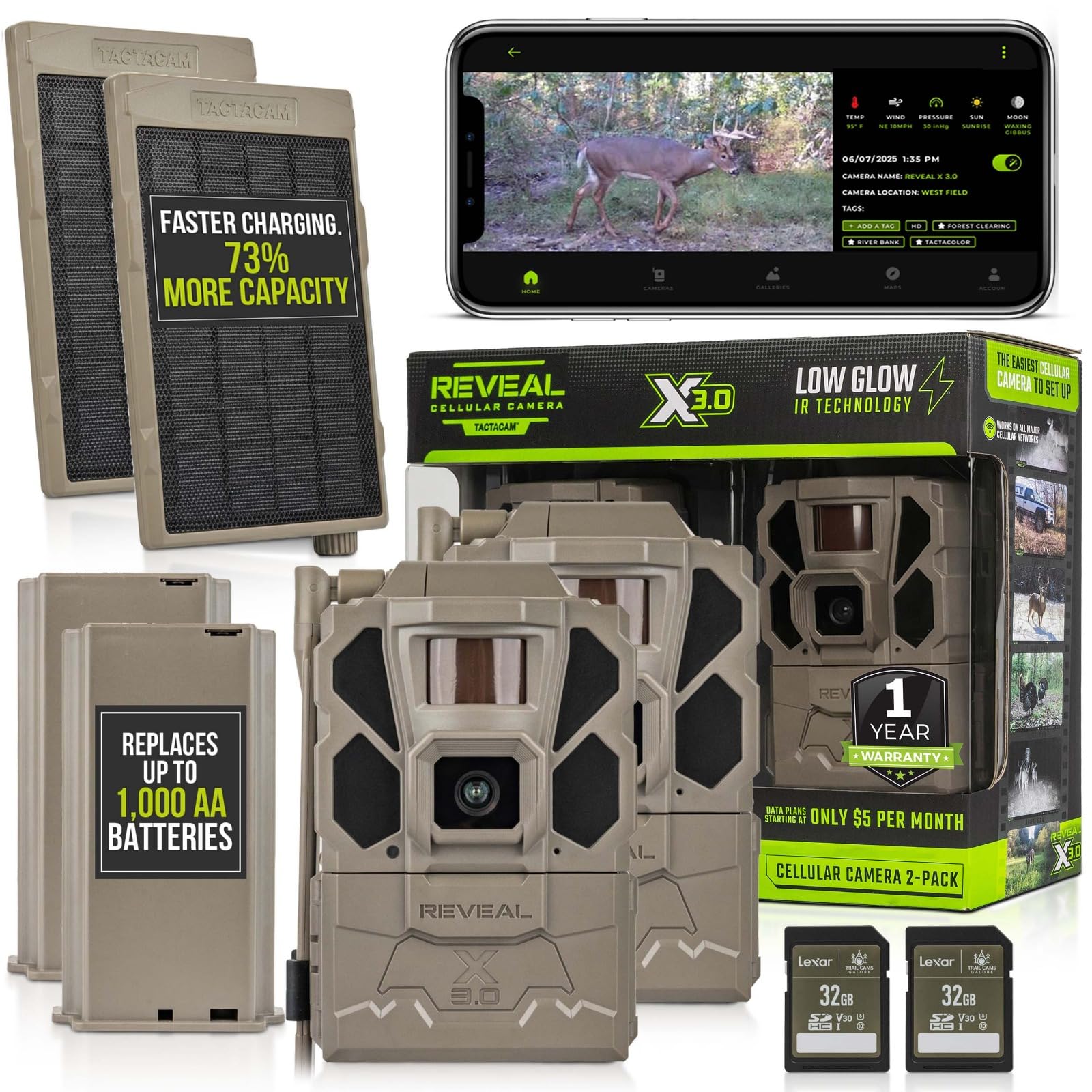 TACTACAM Reveal X 3.0 2‑Pack Bundle