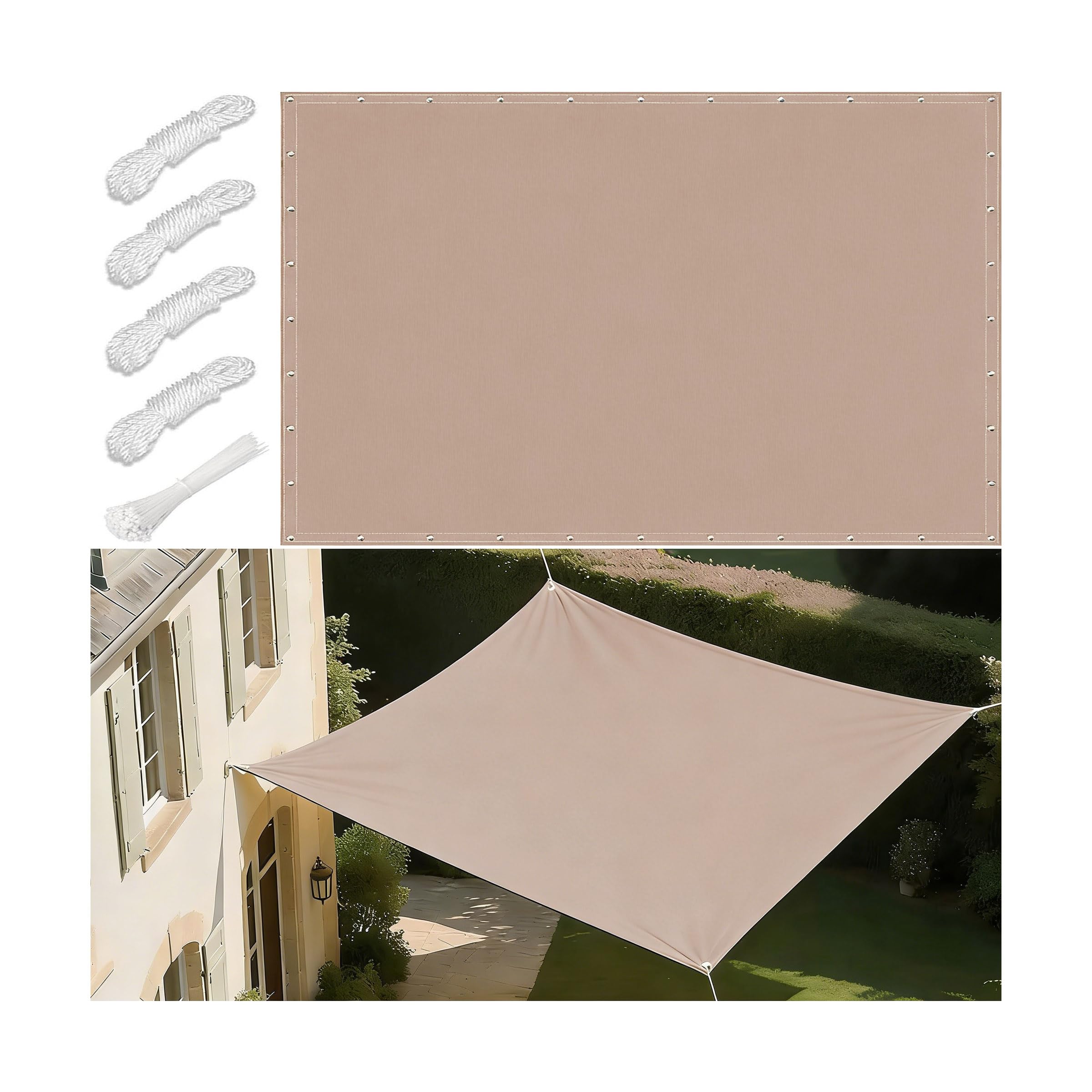 Voile d'ombrage pour balcon et jardin : créez un coin de fraîcheur