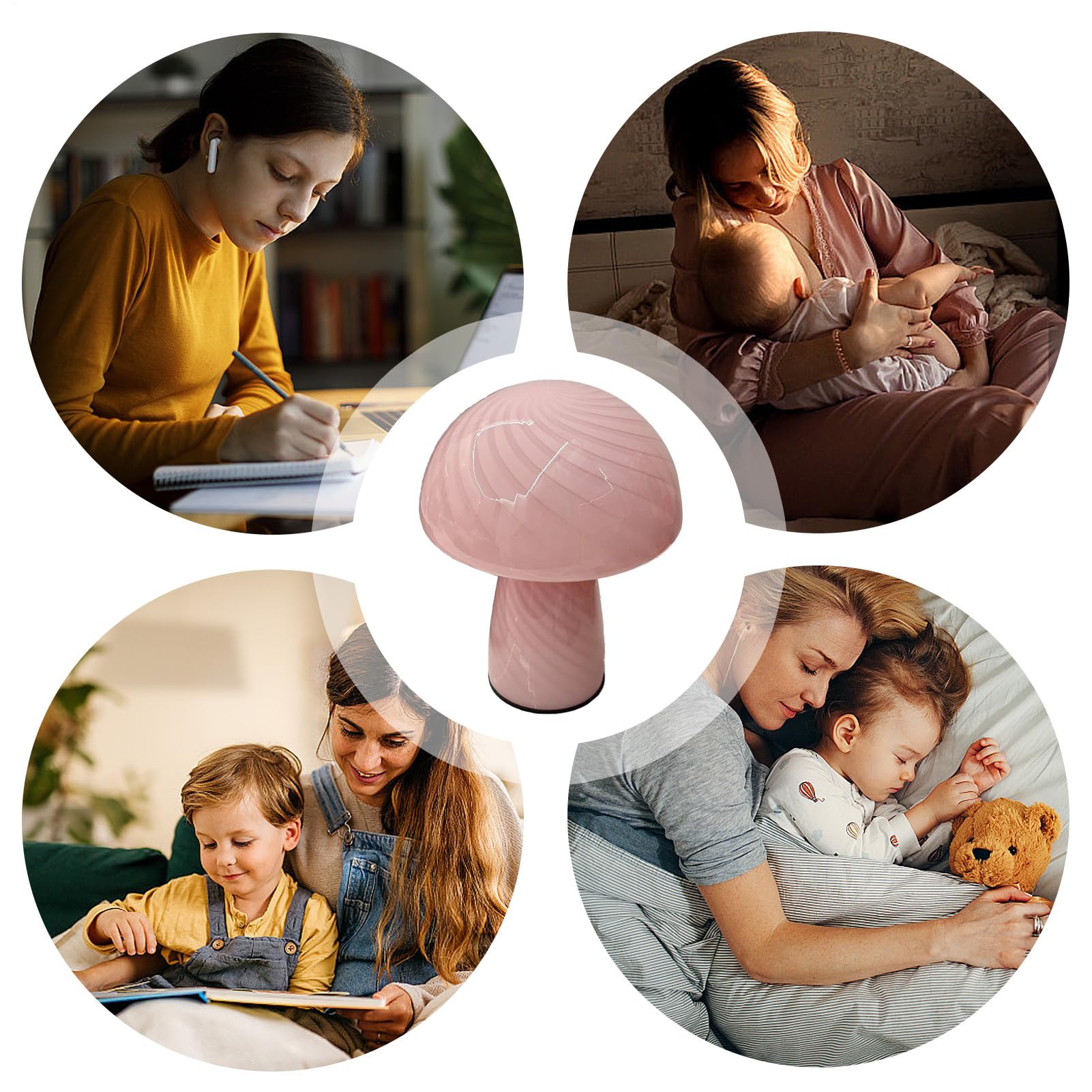 Generisch Lampe champignon pour chambre, veilleuse champignon, couleur de