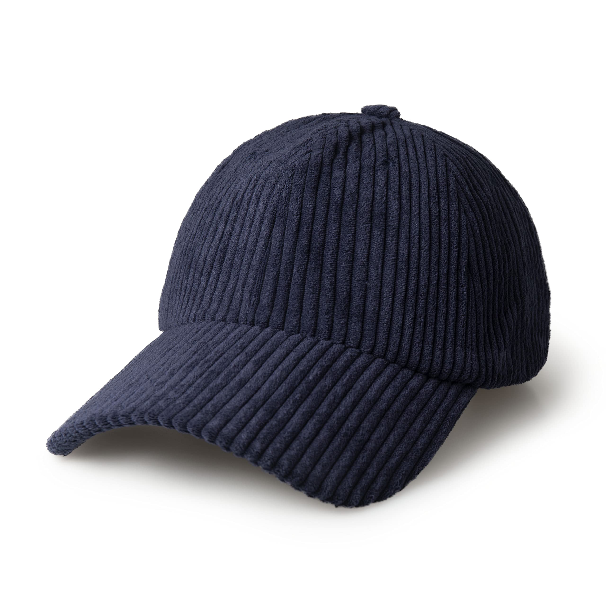 CHOK.LIDS Everyday Corduroy Baseball Cap for Men and Women Dad Hat Unisex Adjustable Lightweight Polo Style Curved Brim