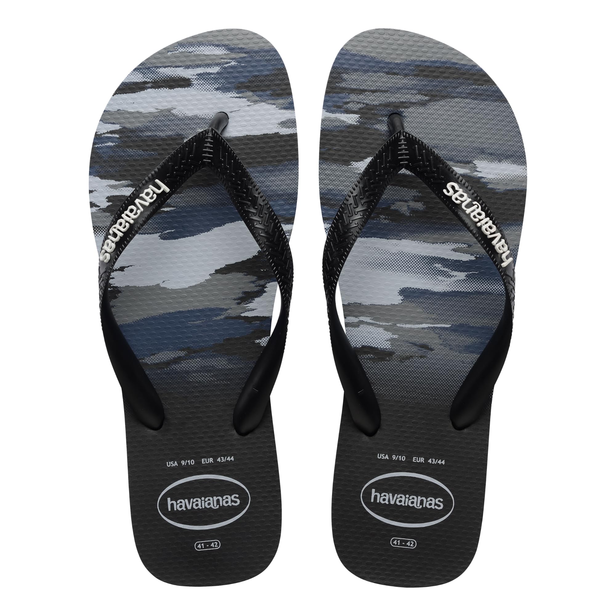 Havaianas – Top Camu, bequeme, langlebige und leichte Flip-Flops, Camouflage-Design, Herren