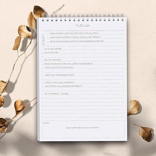 Miniatura 7 de Bloc de notas de lista de tareas pendientes, 3 piezasjuego, bloc de notas de planificador diario, sin fecha, 60 hojas arrancables, bloc de
