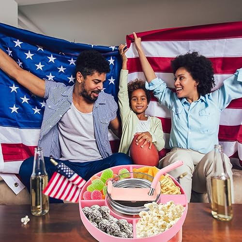 Miniatura 5 de Stanley - Tazón de aperitivos para vaso Stanley de 30 onzas con asa, bandeja de silicona reutilizable para portavasos Stanley, accesorios de