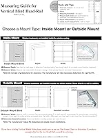 Vista 6 de Riel de cabeza de repuesto para persianas verticales hechas a medida a tu tamaño, apilamiento y tipo de control, completo con soportes y herrajes
