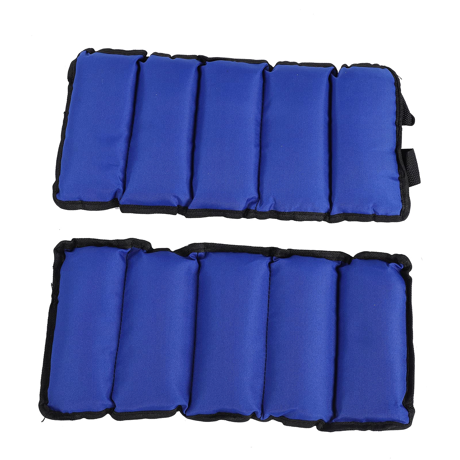 Dilwe Pesas de Tobillo Ajustables, 2 Pesas de Tobillo de Muñeca de 5 Kg para Fitness, Nailon Resistente con Cierres de Gancho y Bucle Ajustables para Entrenamiento Muscular y Pérdida