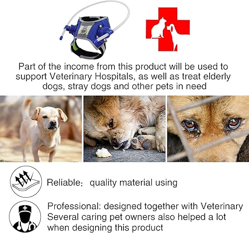 Miniatura 6 de HQSLC Halo para perro ciego, dispositivo de guía de arnés para perro, halo seguro para mascotas, anillo anticolisión para evitar colisiones y