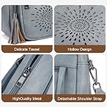 APHISON Purse pour corps croisés pour femmes,Petits sacs de corps croisé Trendy Vegan sac d'épaule en cuir avec sangle réglable et déguisement