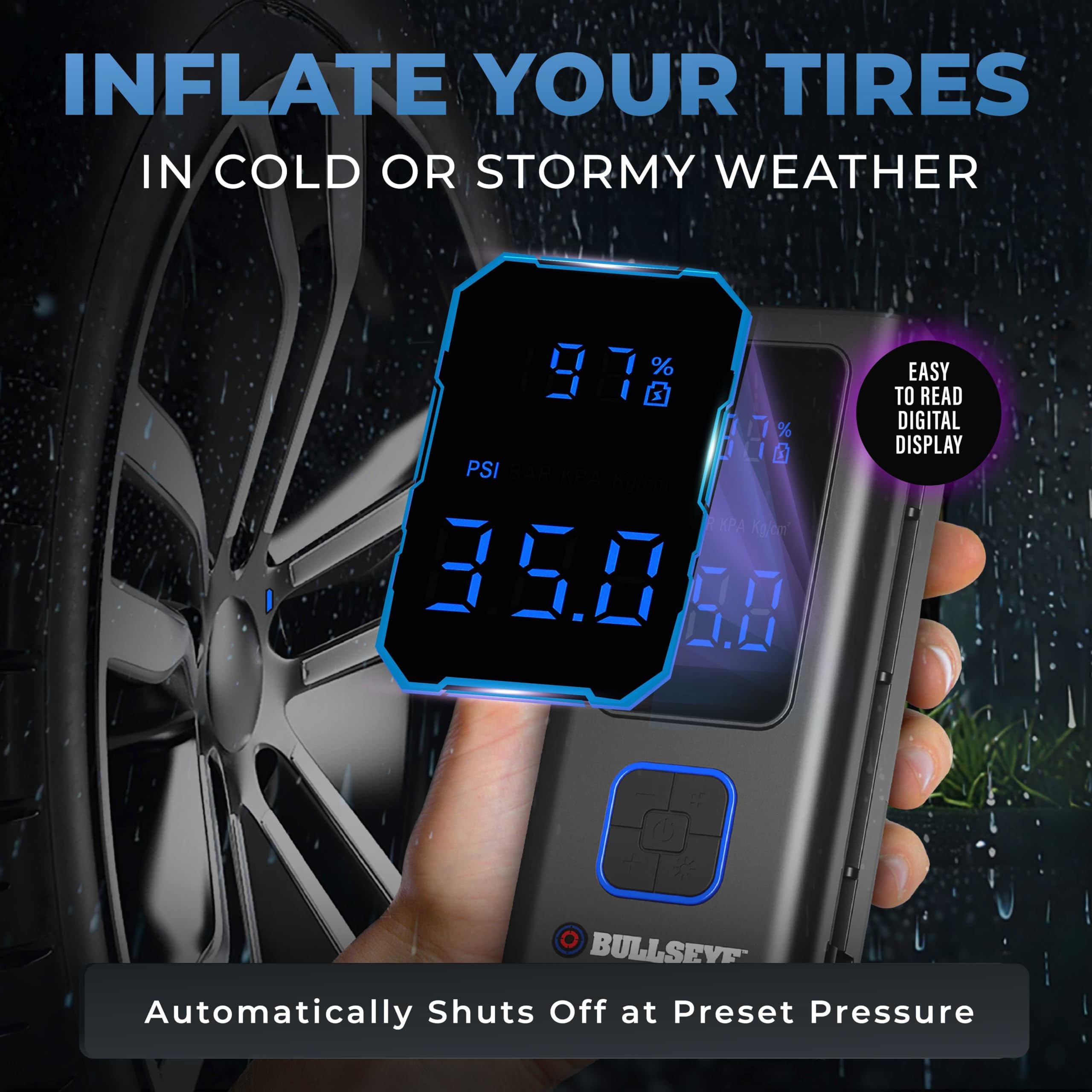 Amazon.co.jp: Bullseye Pro ポケットエアプロタイヤインフレーター