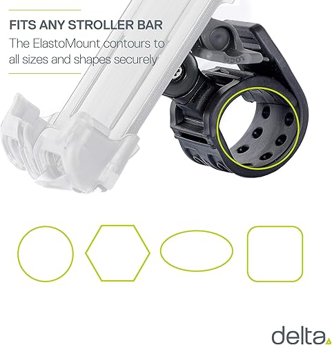 Miniatura 7 de Delta Cycle - Soporte de teléfono para bicicleta que se ajusta a cualquier manillar y se adapta a cualquier teléfono o iPhone, accesorios