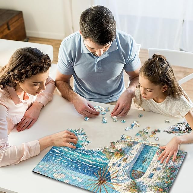 Foto 6 de 7 de Molino de Viento 1000 Piezas Puzzle Arquitectura A Partir De 14 Años Multicolor Juego EduGatoivo Colección…