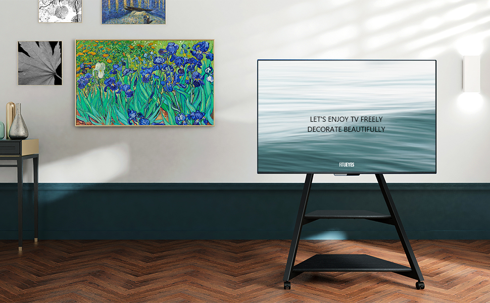 Amazon.co.jp: FITUEYES DESIGN テレビスタンド キャスター付き 43 50 