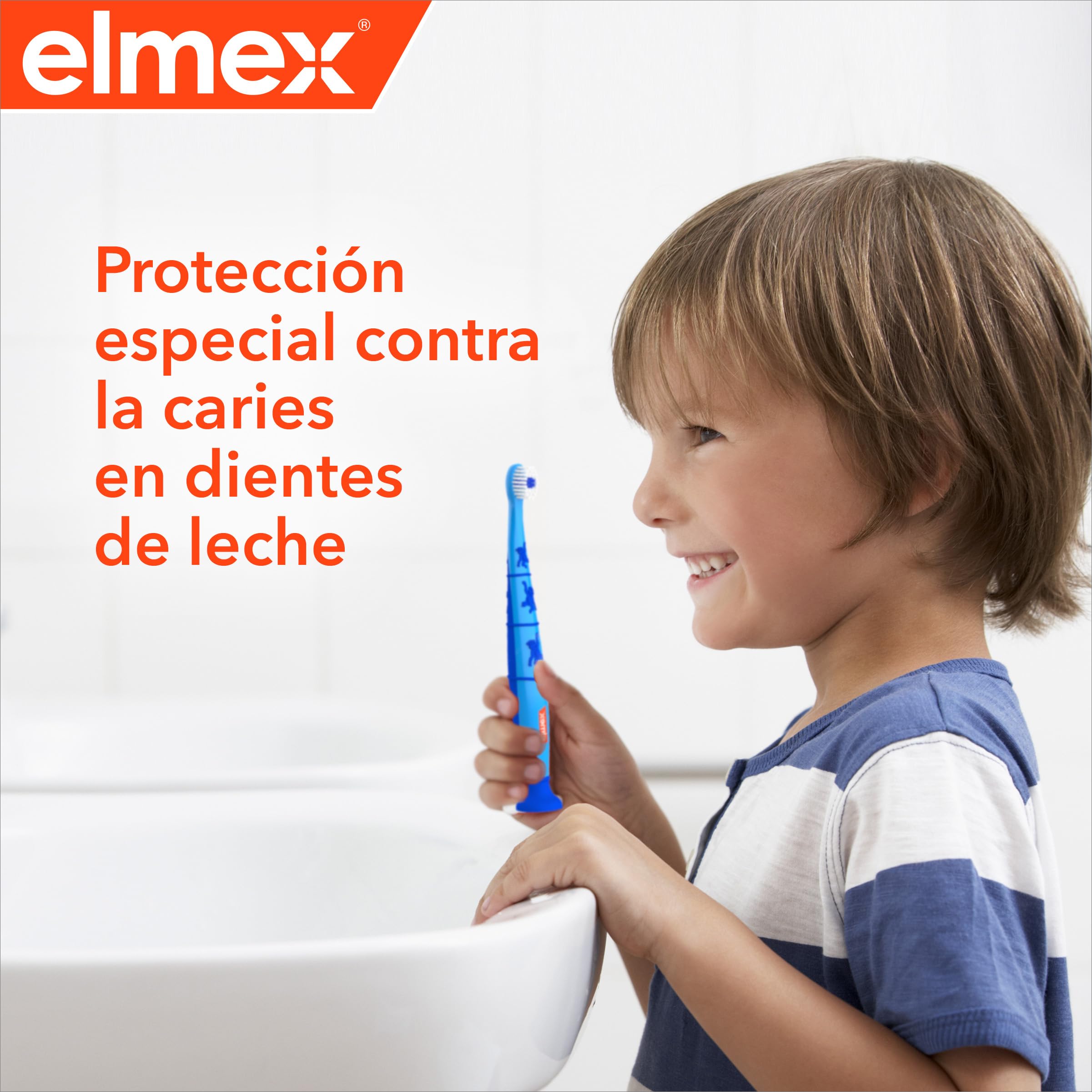 Elmex Niños Protección Caries Pasta de Dientes Infantil, 1 Ud x 50 ml, Protege contra la Caries, Dentífrico para Niños 0-6 Años, Contiene 1000ppm de Fluoruro de Amina